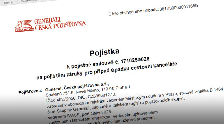 Pojištění CK INEX