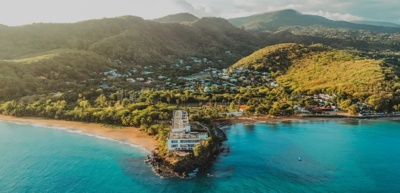 Guadeloupe - dvě části ostrova