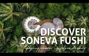 Soar through the jungle on a bucket list fine-dining experience at Soneva Fushi's Flying Sauces