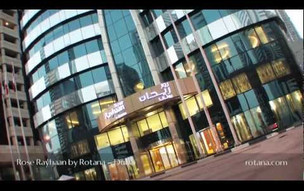 Rose Rayhaan by Rotana, the world's 2nd tallest hotel. Dubai, United Arab Emirates