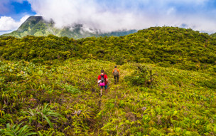 Guadeloupe – národní park a sopka La Sufrierre