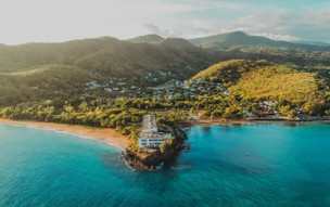 Guadeloupe - dvě části ostrova