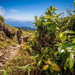 Guadeloupe – národní park a sopka La Sufrierre