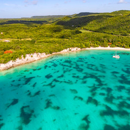 Guadeloupe - dvě části ostrova