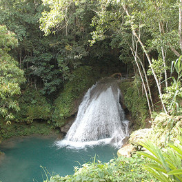 Jamajka - jezírko Blue Hole