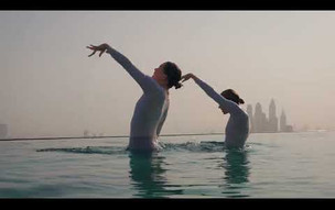 Witness art, grace, and luxury at Address Beach Resort.