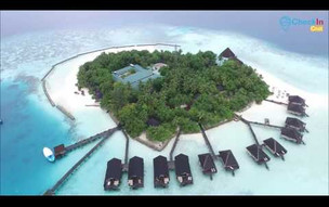 Bird's eye view, Gangehi Island Resort, Maldives